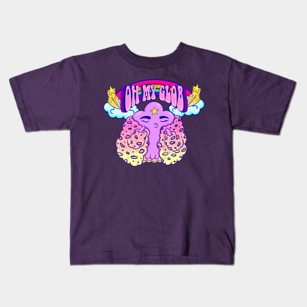 Oh my GLOB! Kids T-Shirt by Raccoon.Trash